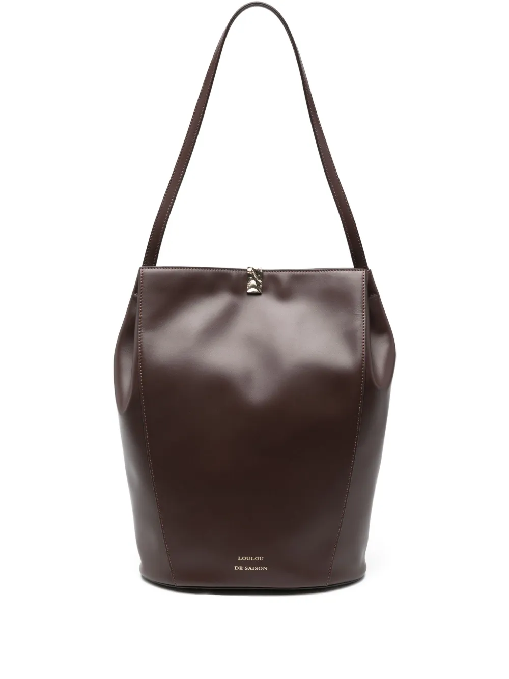 LouLou de Saison shoulder-strap bucket bag - Braun