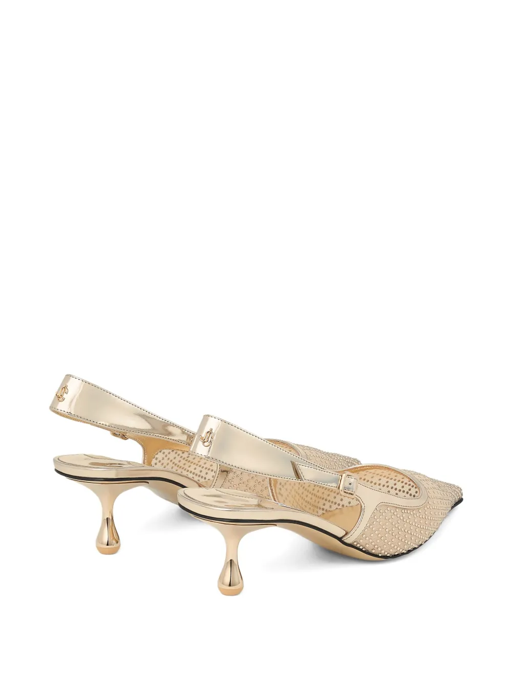 Jimmy Choo Amel slingback pumps Goud