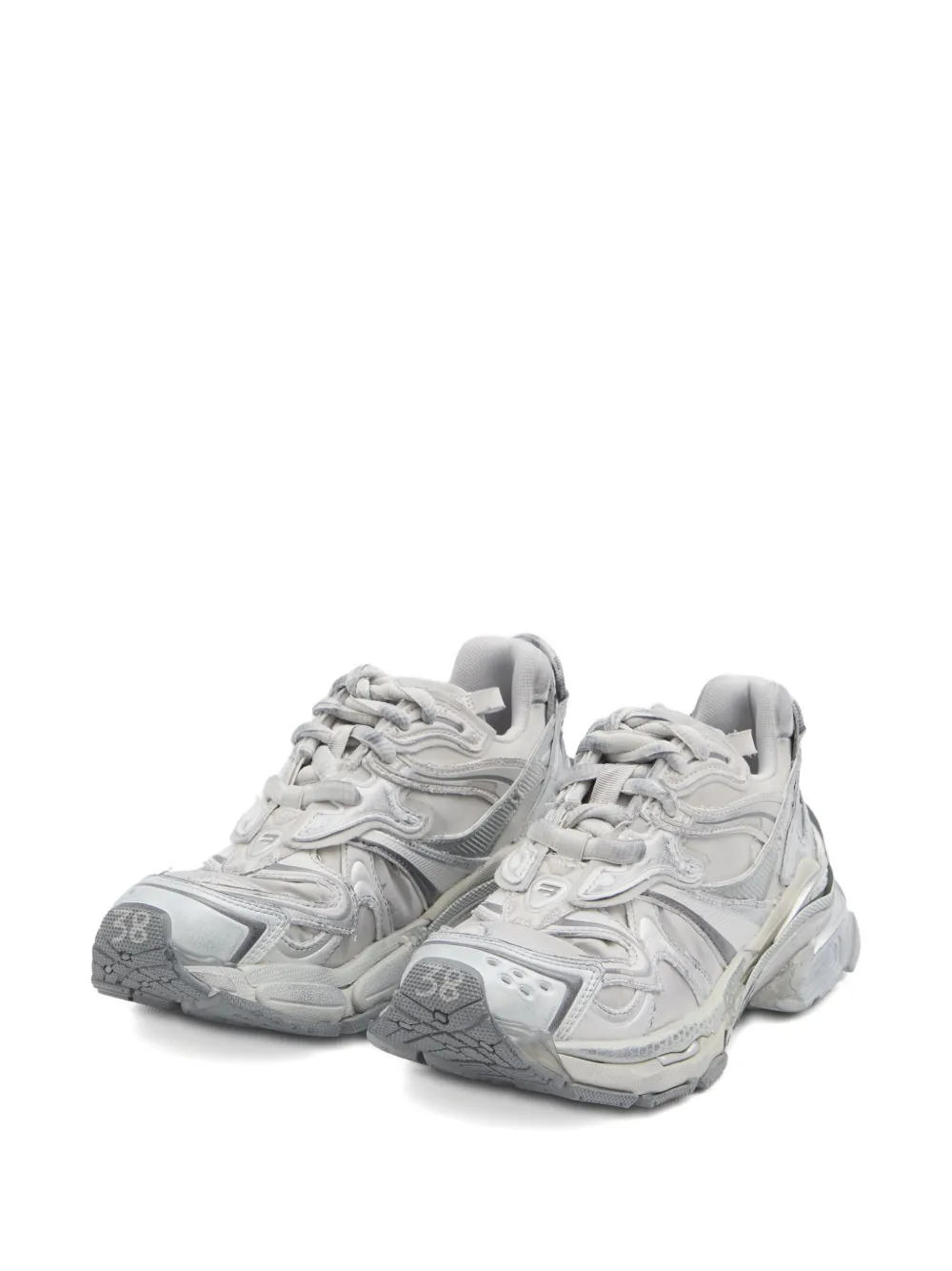 Balenciaga Runner 2 printed-logo sneakers Grey