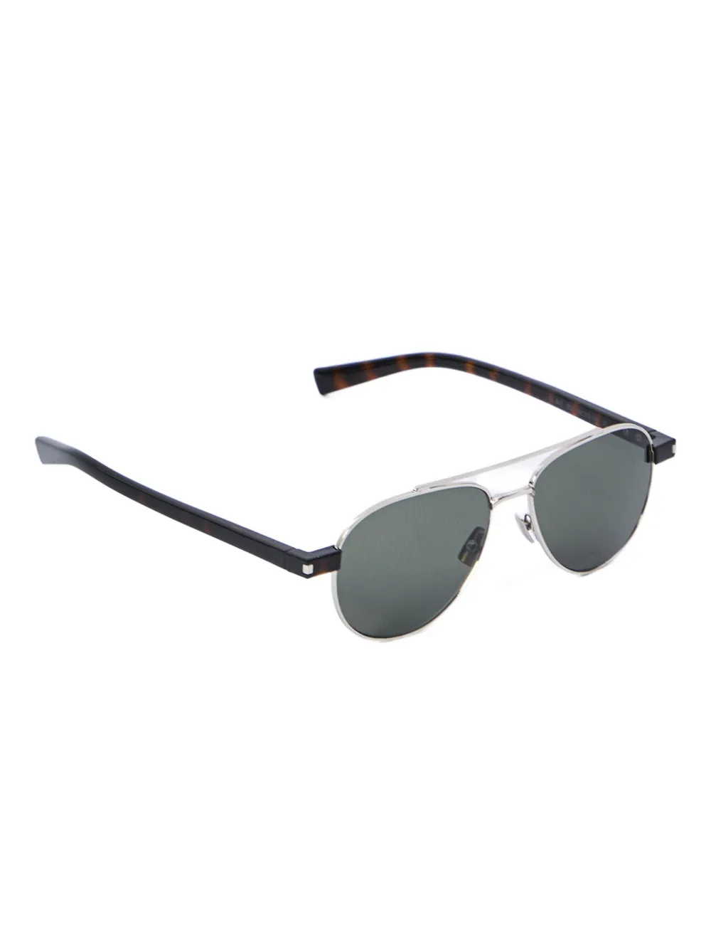 Saint Laurent Eyewear Getönte Pilotenbrille - Silber