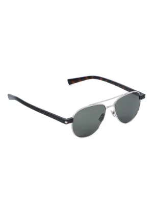 Saint Laurent Eyewear パイロット サングラス | ブラック | FARFETCH JP