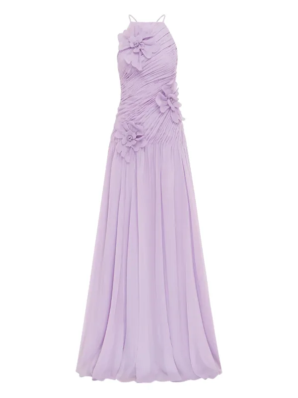 chinese dress ladies Rayna Appliqu Bustier Maxi Dress