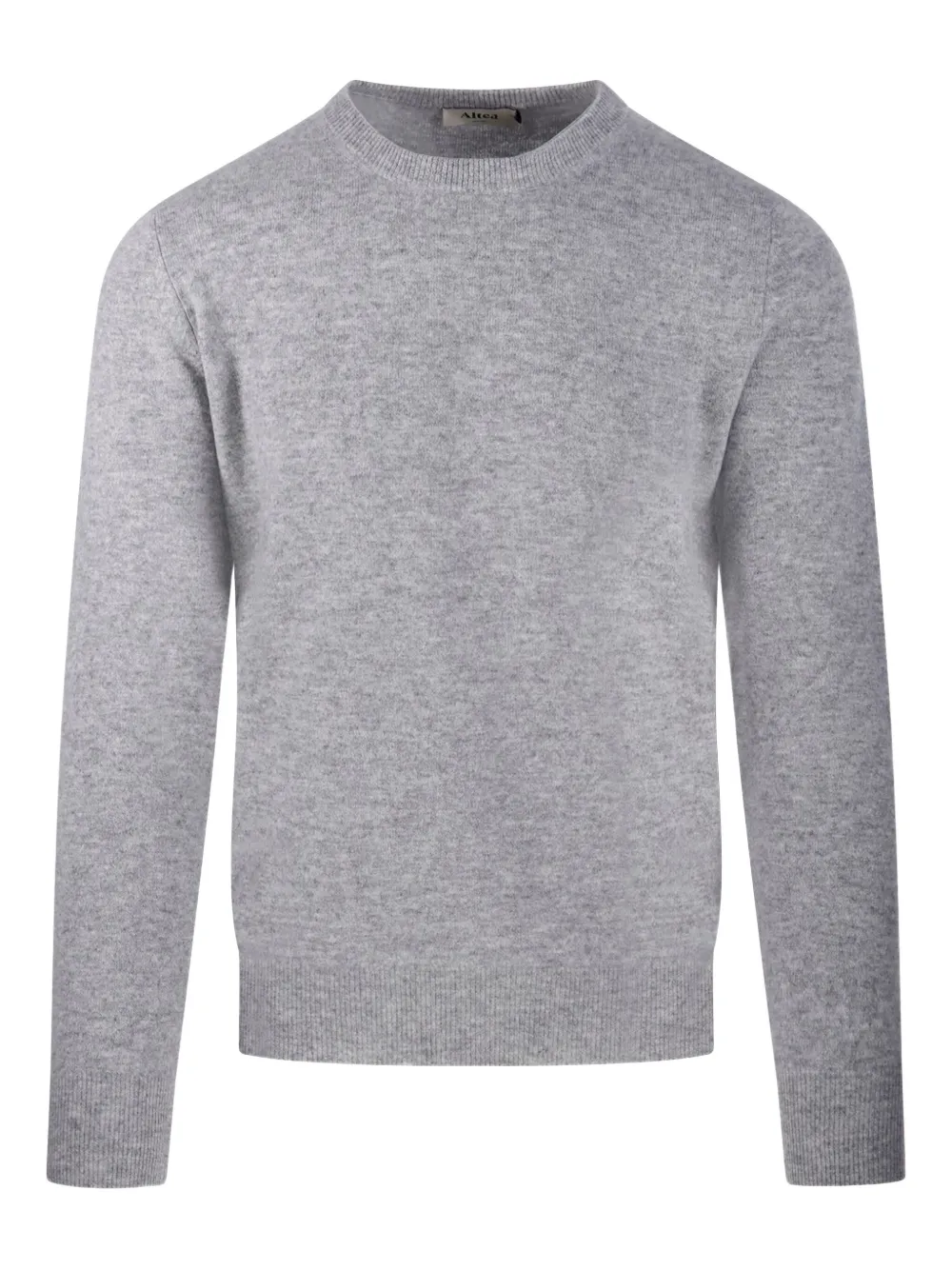 Altea Crew-neck Cashmere Sweater In Gray