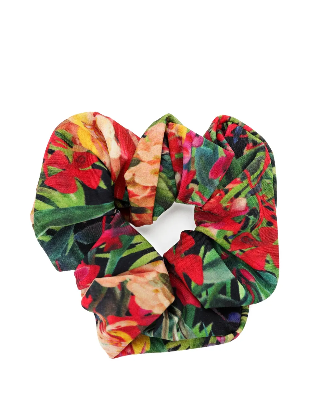 Lygia & Nanny Printed Scrunchie In Green