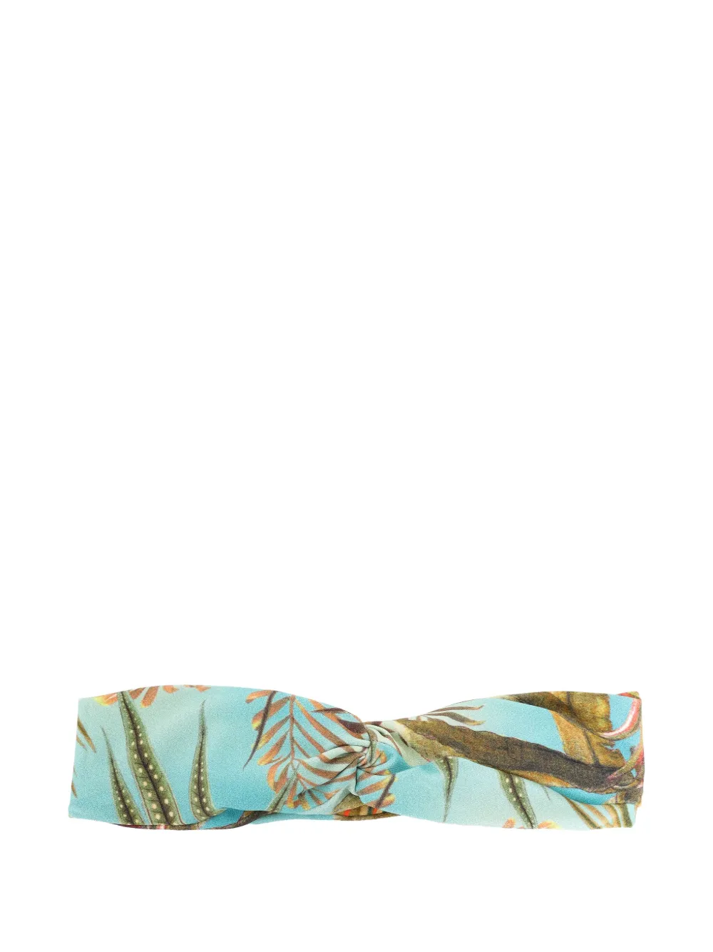 Lygia & Nanny Bethania gedraaide haarband met bloemen Blauw