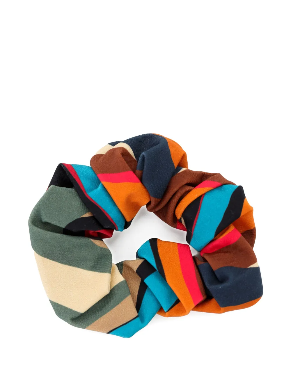 Lygia & Nanny Lola haarelastiek met abstracte print Oranje