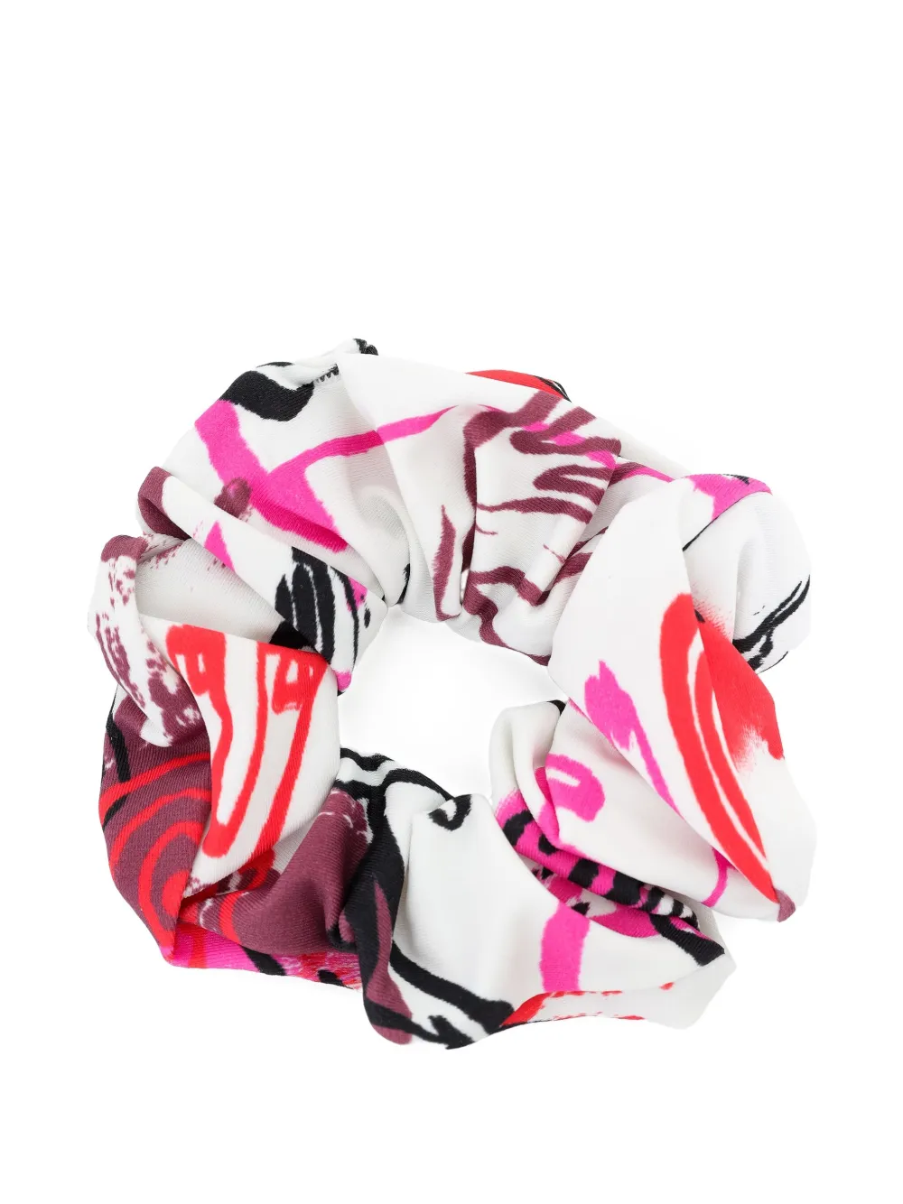 Lygia & Nanny Lola Abstract-print Hair Scrunchie In White