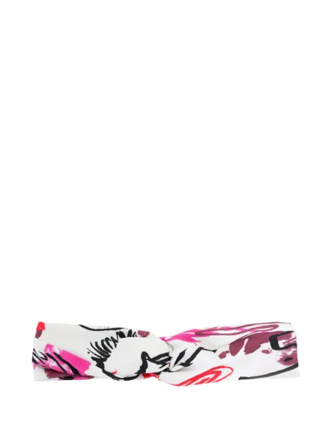 Lygia & Nanny Bethania knotted abstract-print headband