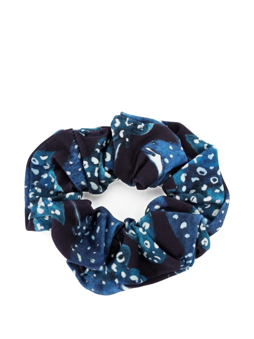 Lygia & Nanny Printed Scrunchie In Blue