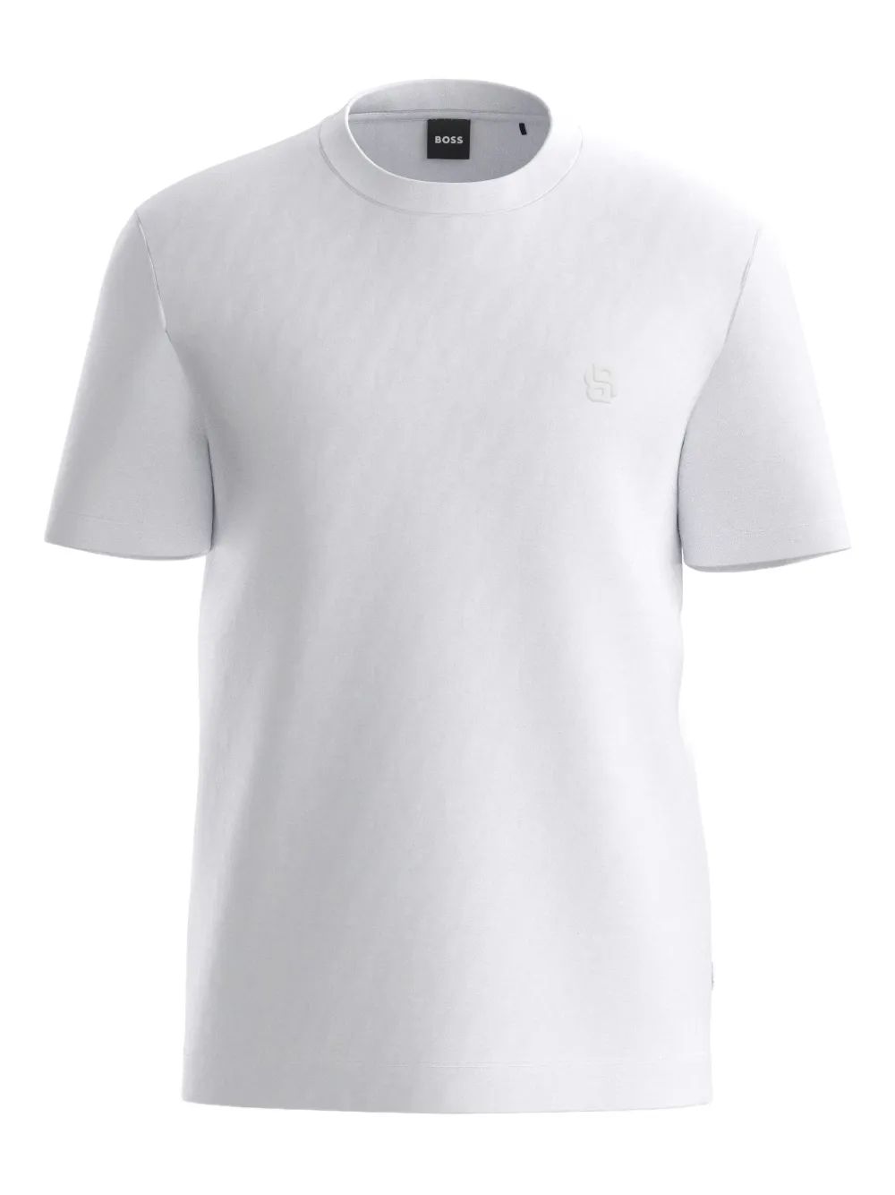 BOSS T-shirt met geborduurd logo Wit