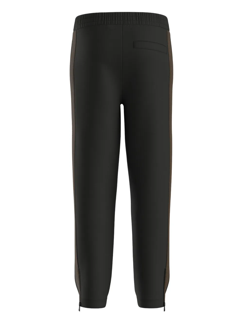 HUGO Joggingbroek met zijstreep en rits - Zwart