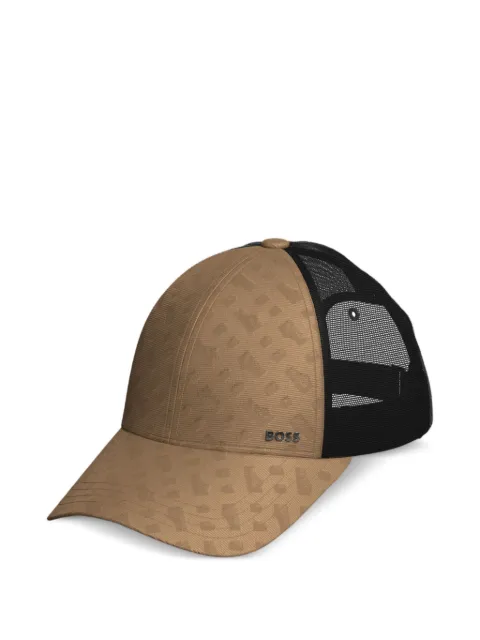 BOSS Boné monogramado com mesh posterior