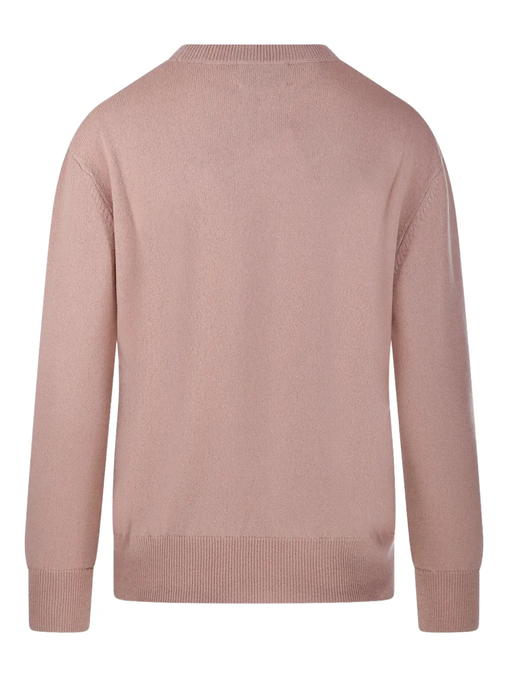 Beyou Round-neck Cashmere Sweater In Pink