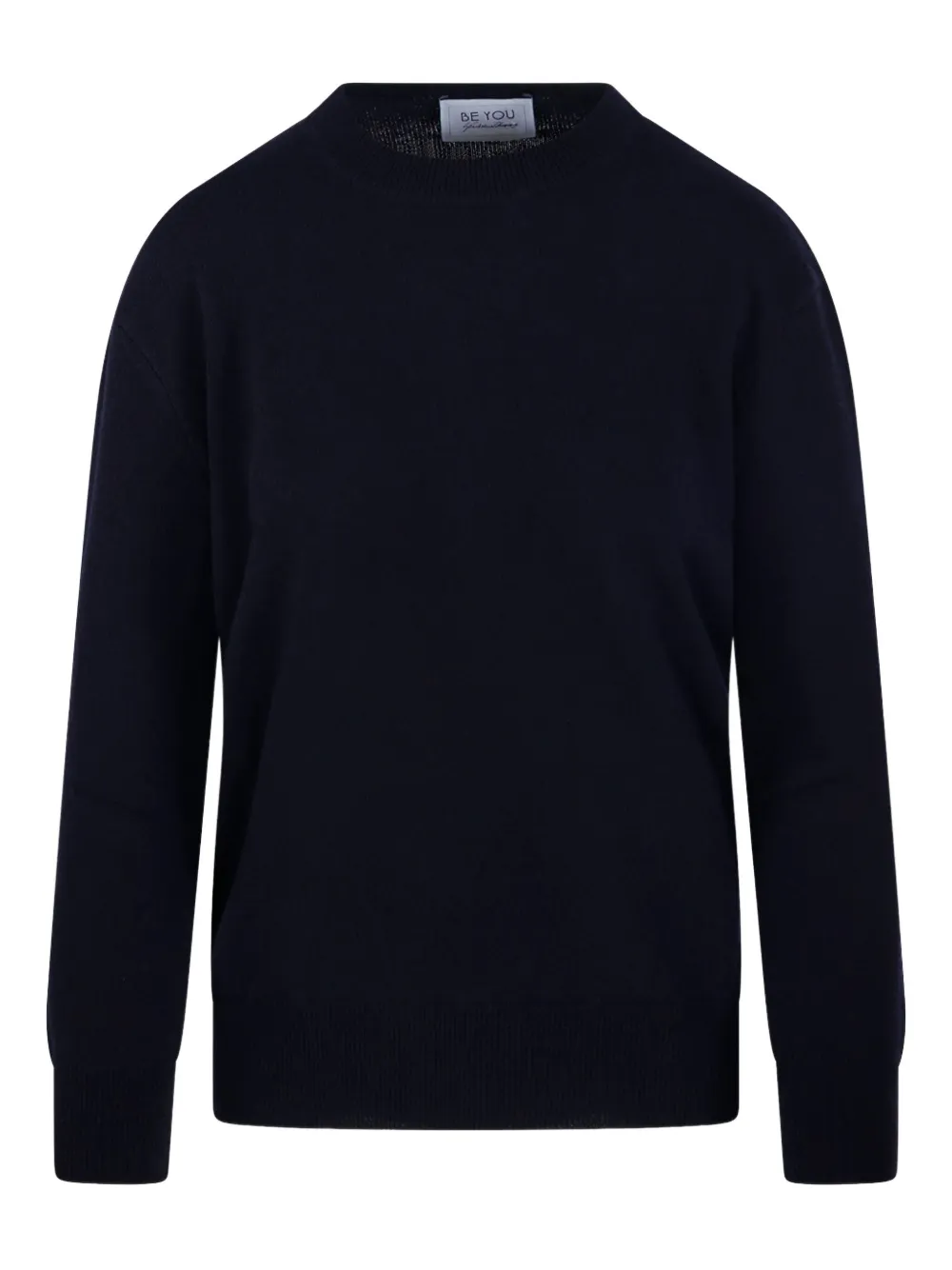 round-neck cashmere sweater
