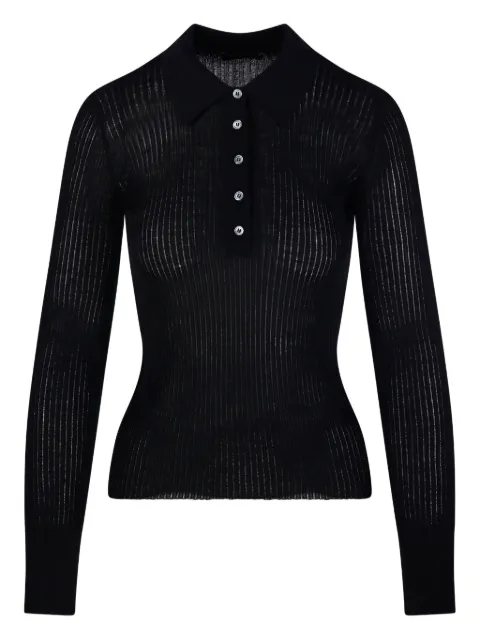 Roberto Collina jersey con cuello de polo