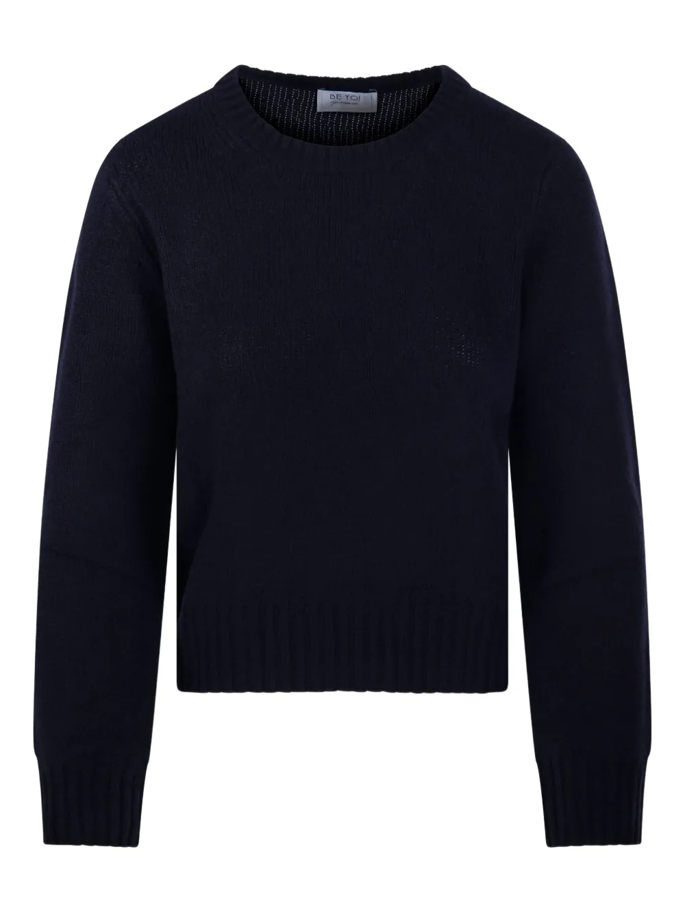 round-neck cashmere sweater
