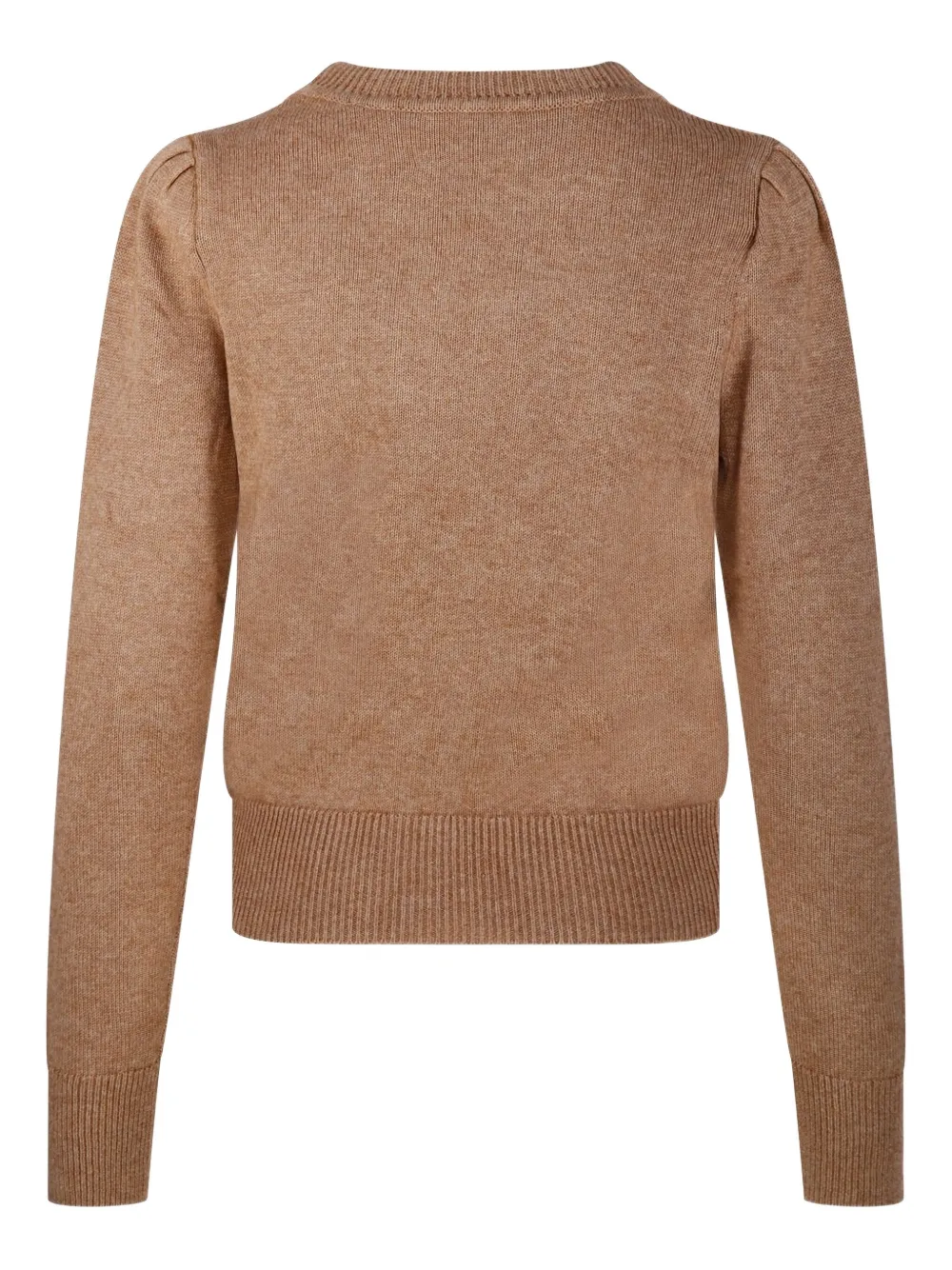 Isabel Marant Étoile Crew-neck Logo Sweater In Brown