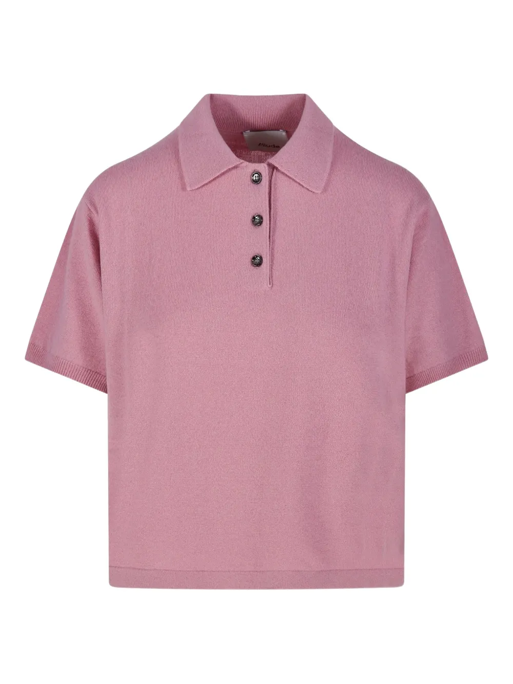 Allude short-sleeve polo top Roze