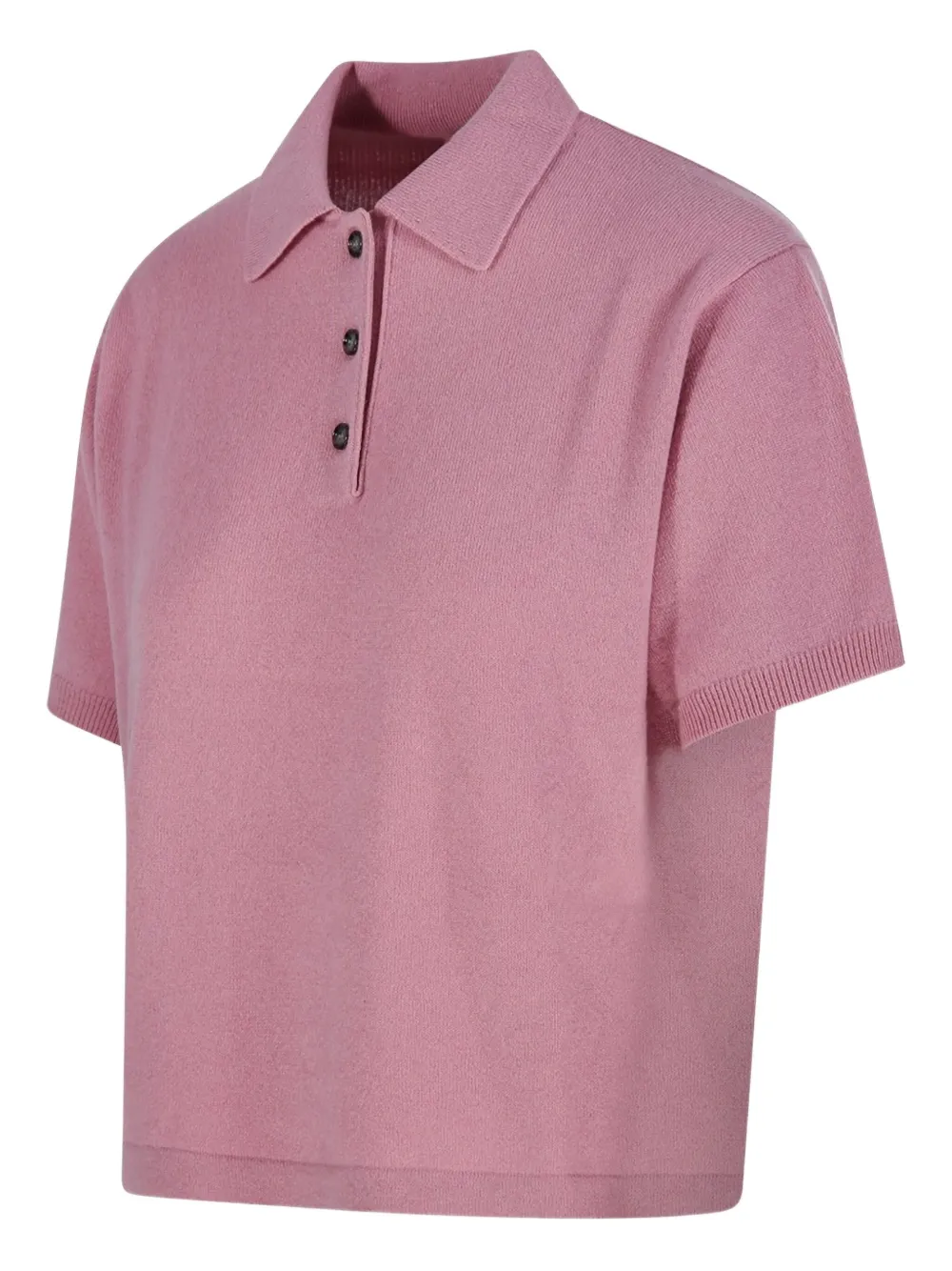Allude short-sleeve polo top Roze