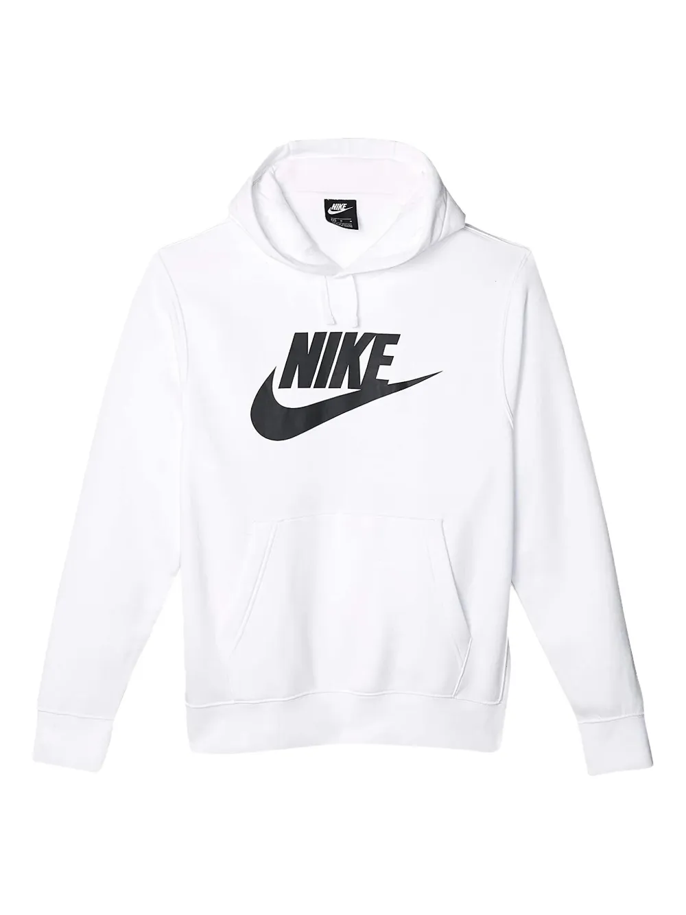 Nike Club Fleece hoodie Wit