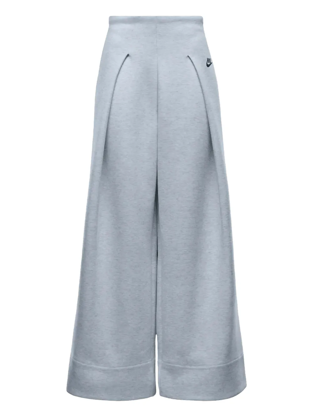 Nike Tech Fleece pleated high-rise trousers - Grijs