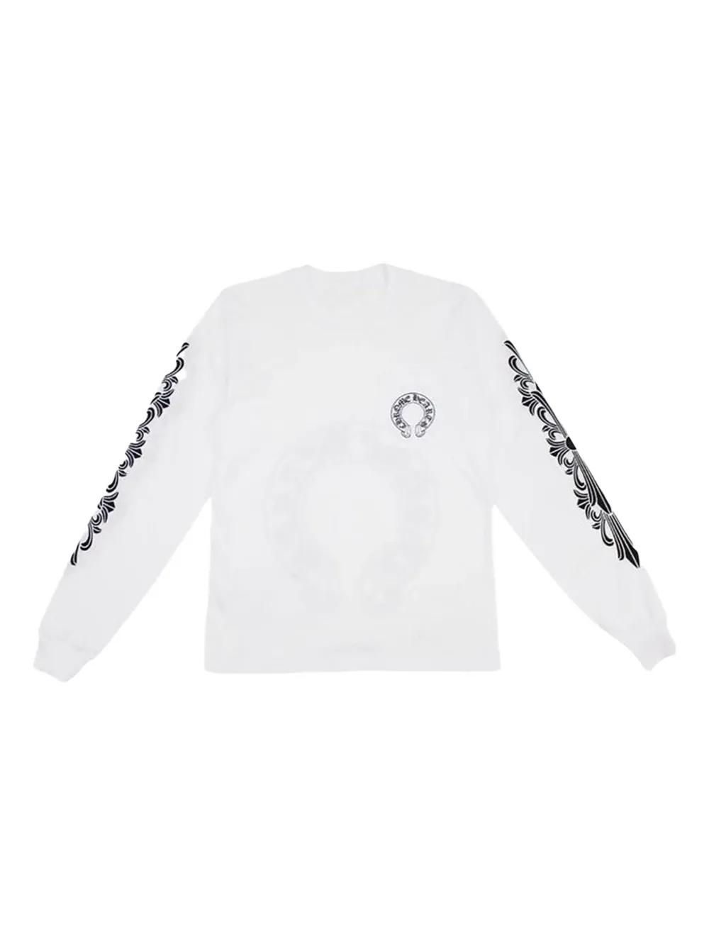 Chrome Hearts Floral Horseshoe T-shirt In White