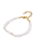 Nialaya Jewelry Ravello Pearl bracelet - Gold