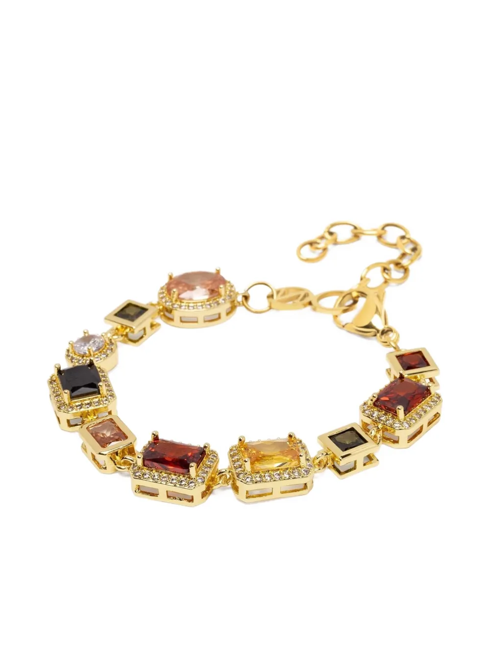 Nialaya Jewelry gemstone bracelet - Goud