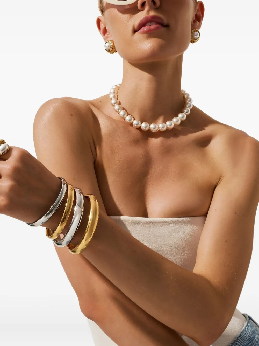 Nialaya Jewelry Classic round bangle | Image 2