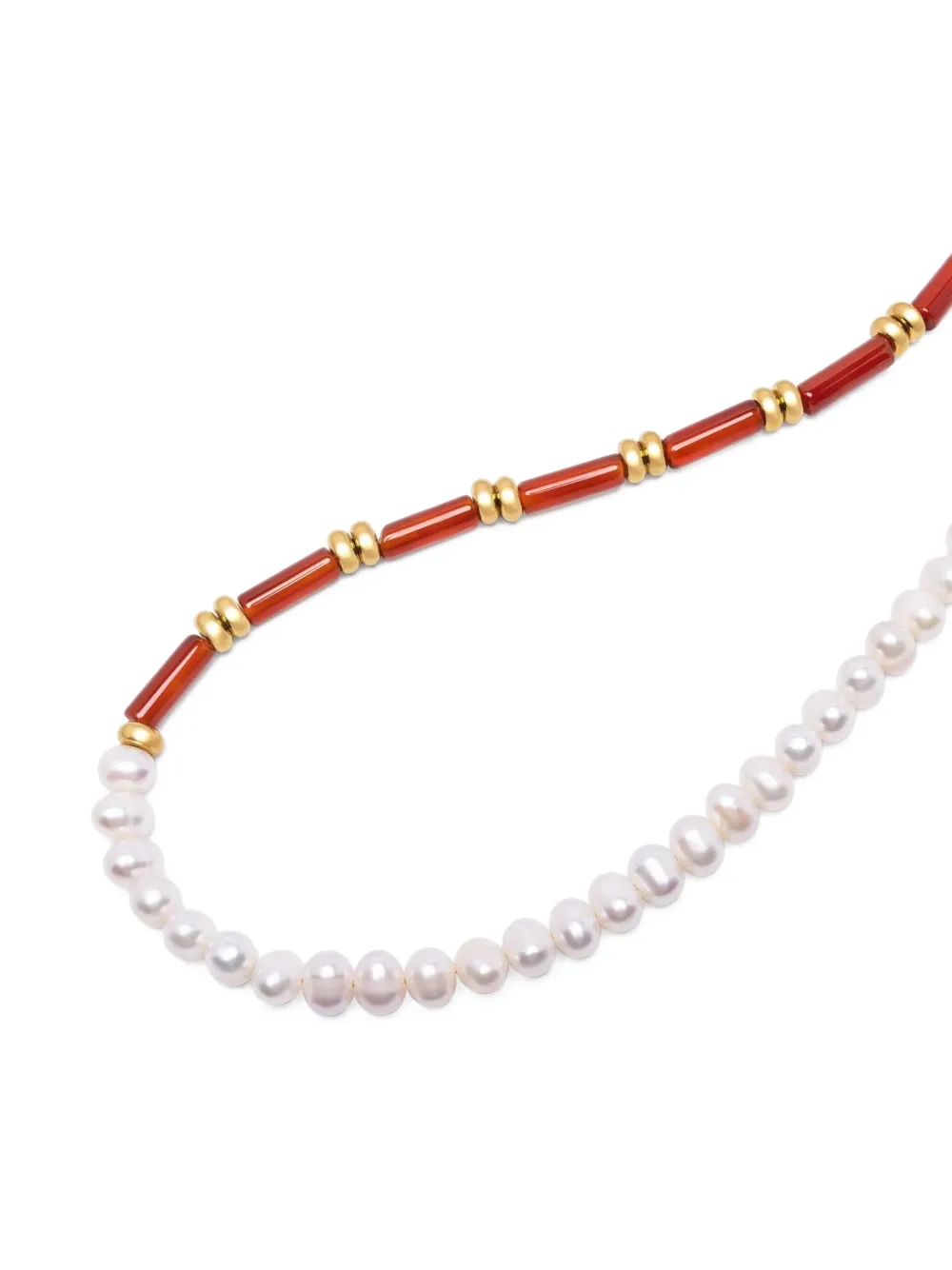 Nialaya Jewelry Pearl Agate Choker Necklace In Multi