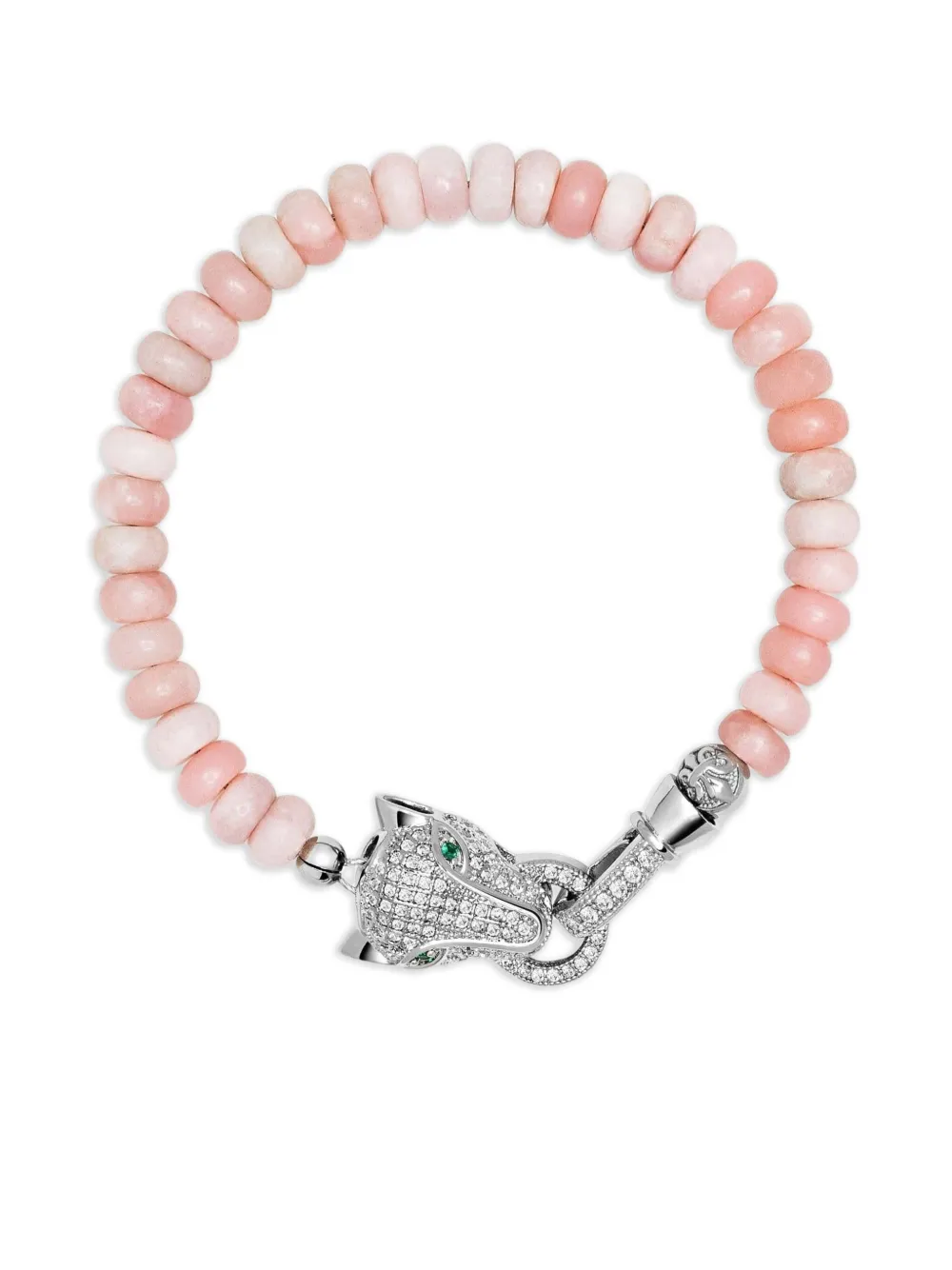 Nialaya Jewelry Panther Head opal bracelet | Image 2