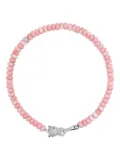 Nialaya Jewelry Panther Head opal choker necklace - Pink