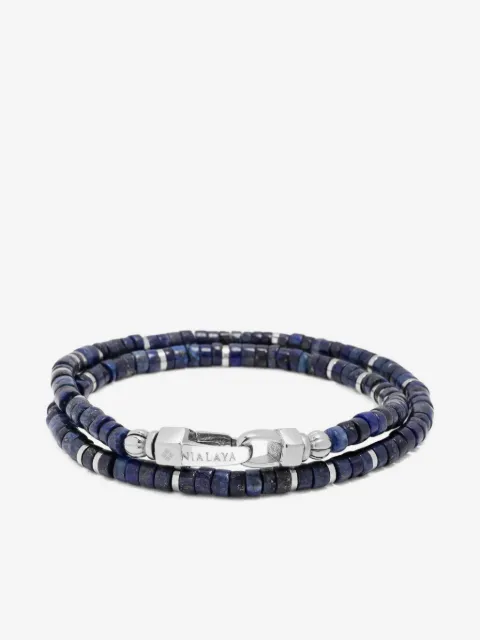 Nialaya Jewelry Heishi Wrap bracelet