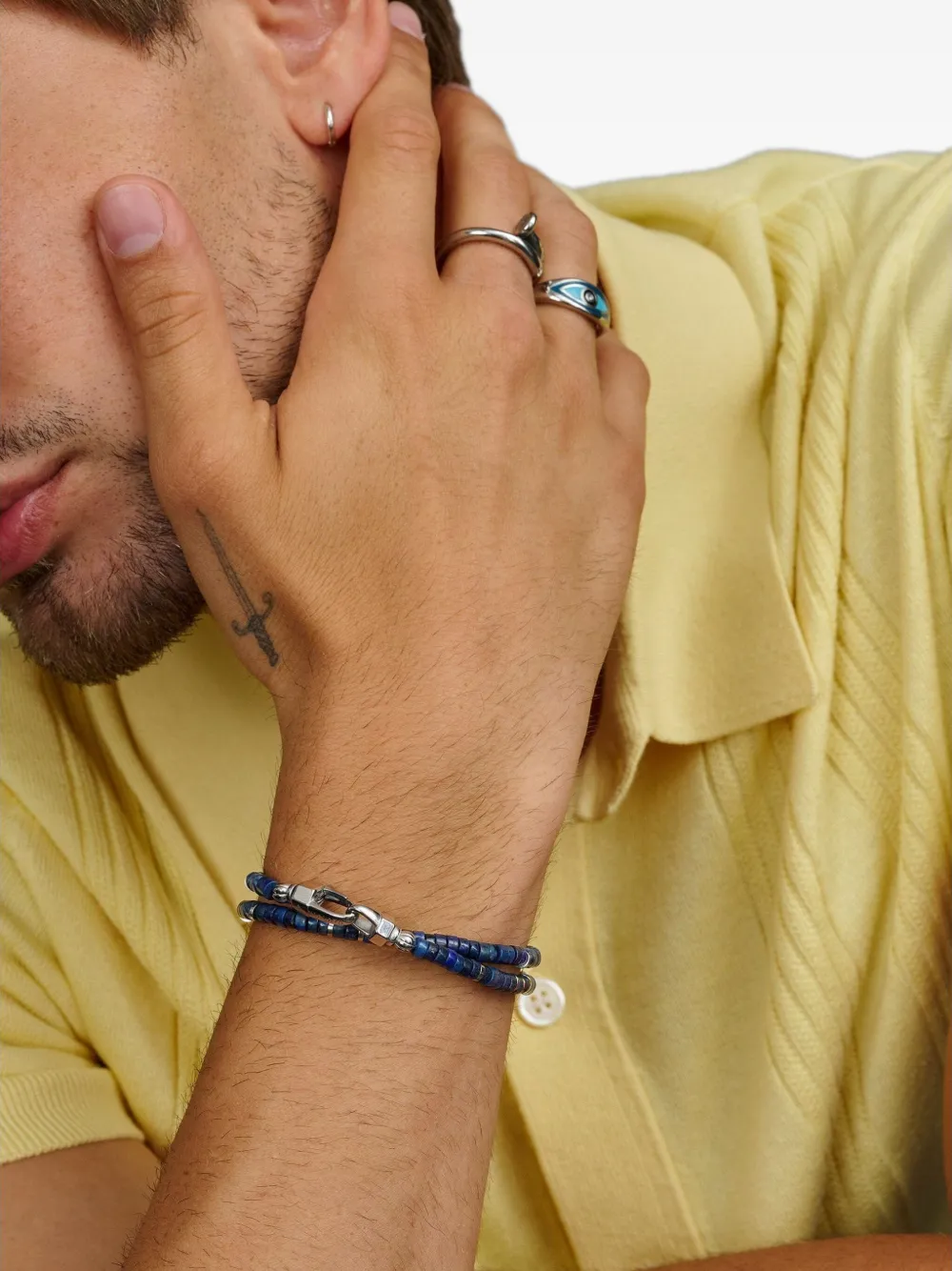 Nialaya Jewelry Heishi Wrap bracelet | Image 2