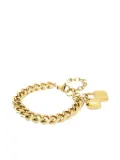 Nialaya Jewelry cuban-chain charm bracelet - Gold