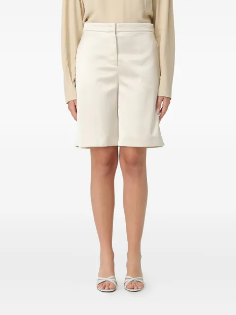 Patrizia Pepe satin-effect shorts