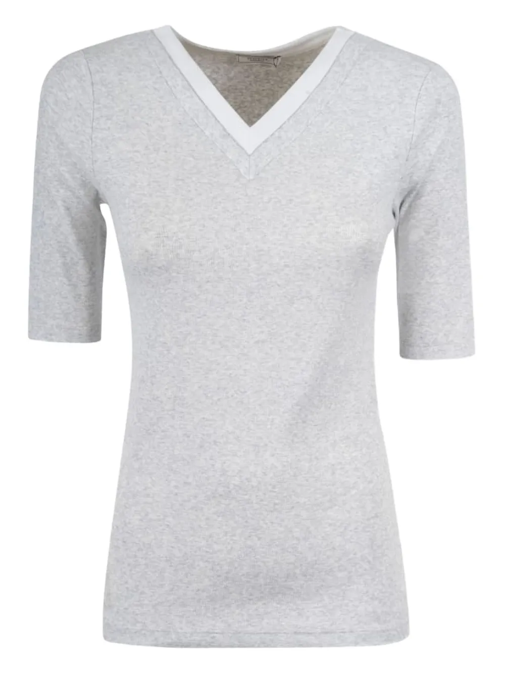 Peserico V-neck top | Grey | Image 1