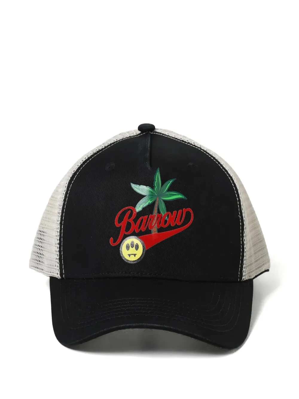 Barrow Palm-tree Logo Cap In Black