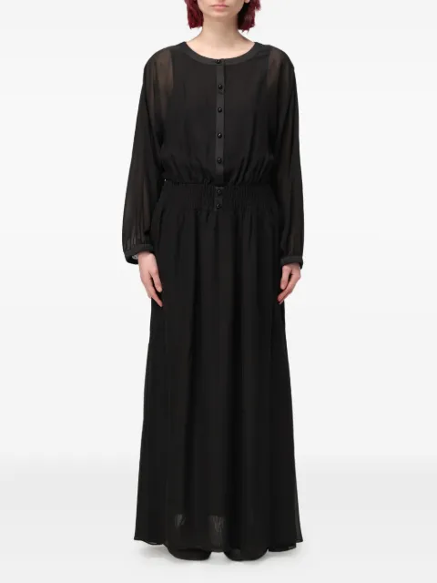 Emporio Armani button-front maxi dress