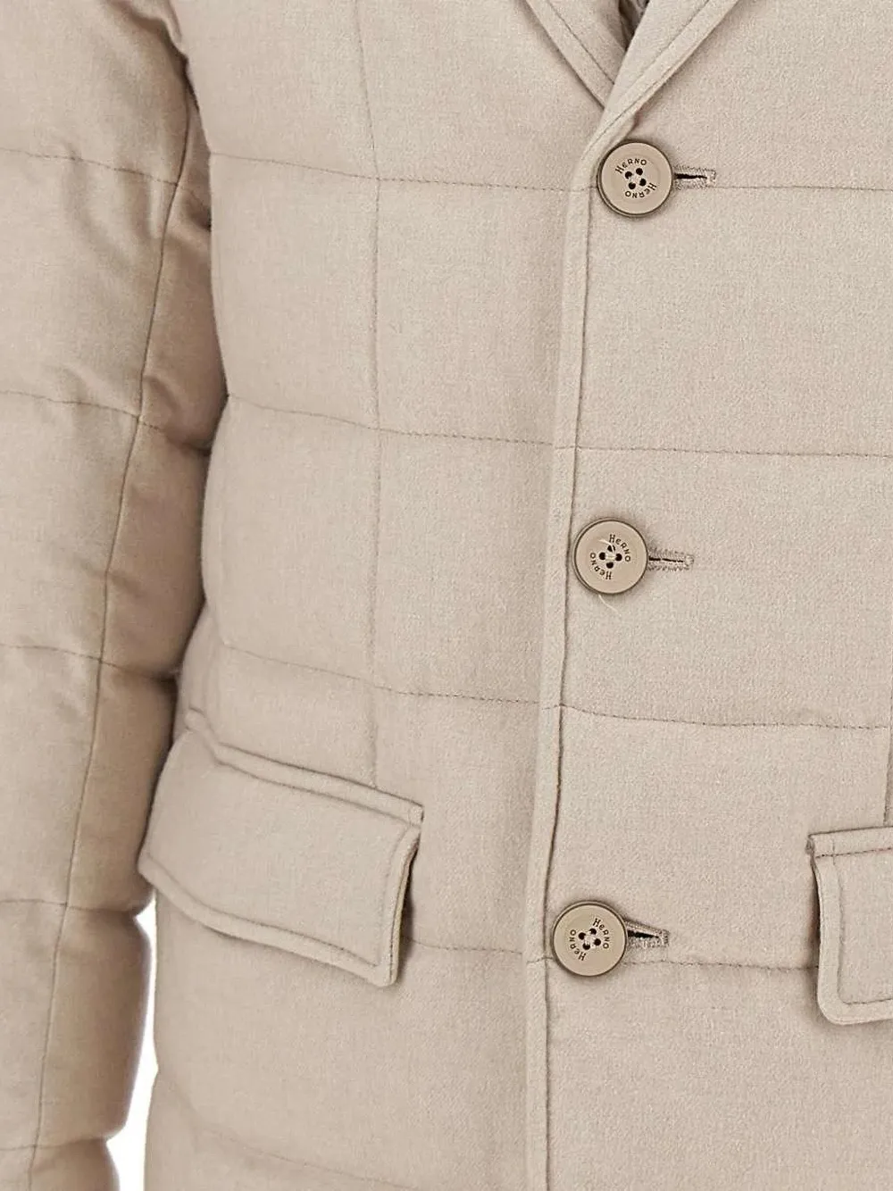 Herno Gewatteerd jack Beige