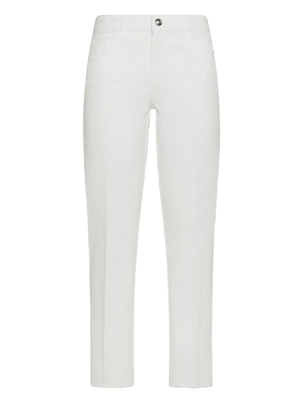 Fay frayed-hem trousers | White | Image 1