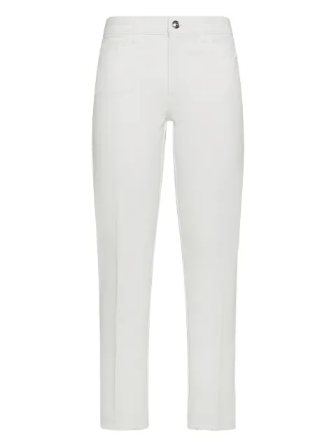 Fay frayed-hem trousers