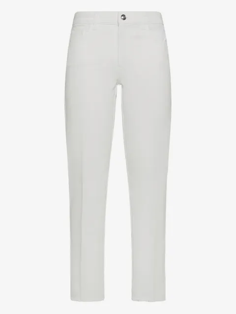 Fay frayed-hem trousers