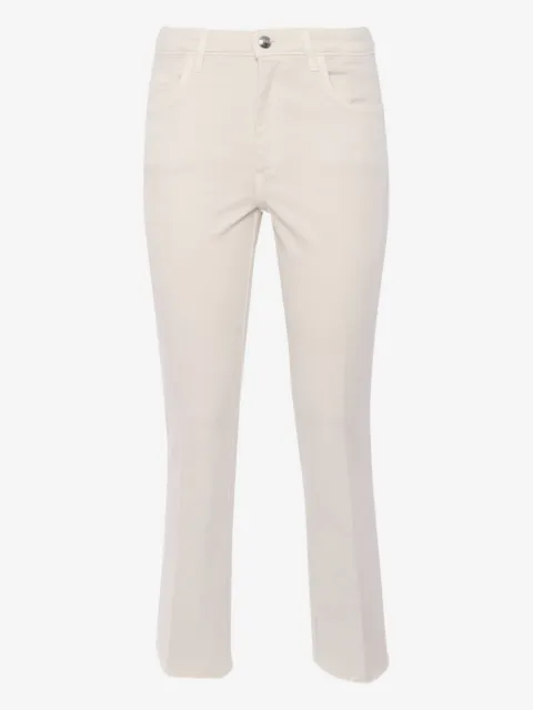 Fay frayed-hem trousers