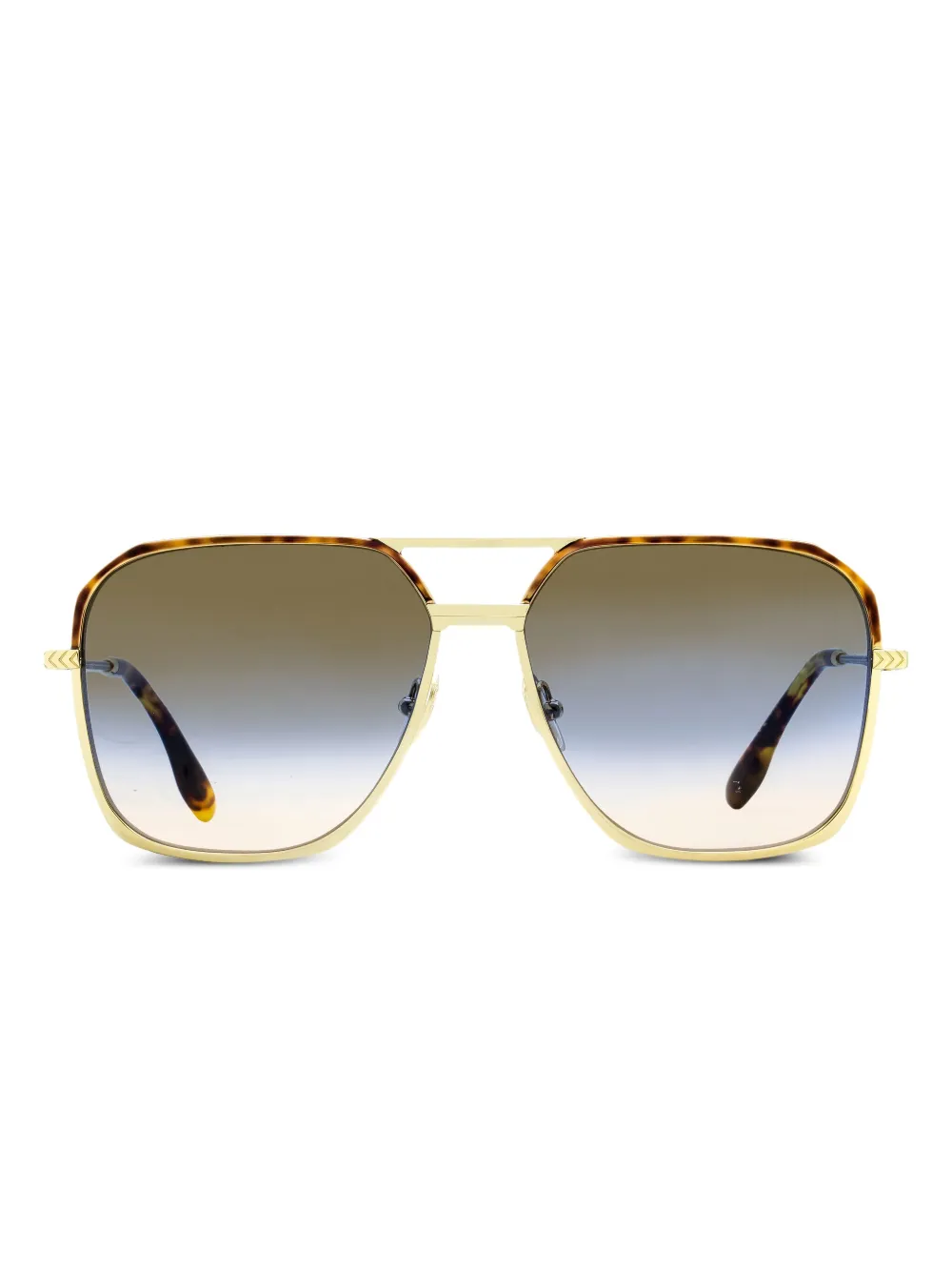 Victoria Beckham Eyewear VB 212S スクエアフレーム サングラス - ゴールドトーン Victoria Beckham Eyewear VB 212S スクエアフレーム サングラス - ゴールドトーン