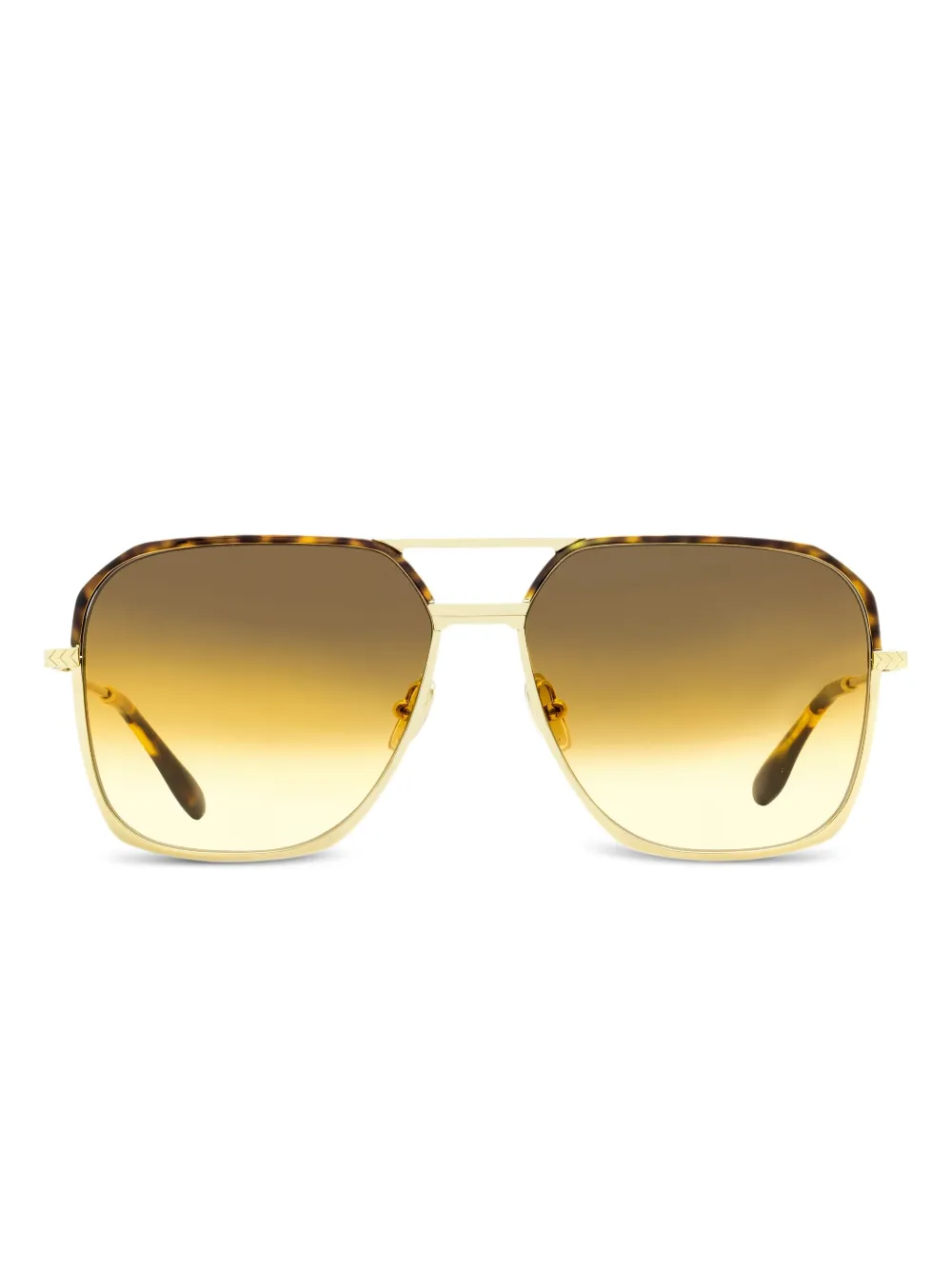 Victoria Beckham Eyewear VB212S サングラス - ゴールドトーン Victoria Beckham Eyewear VB212S サングラス - ゴールドトーン