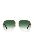 Victoria Beckham Eyewear square-frame sunglasses - Gold