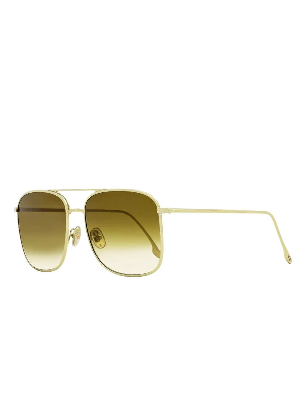 Victoria Beckham Eyewear VB202S zonnebril met vierkant montuur Goud