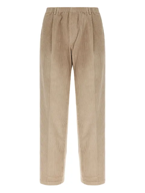 Cellar Door pleated corduroy trousers