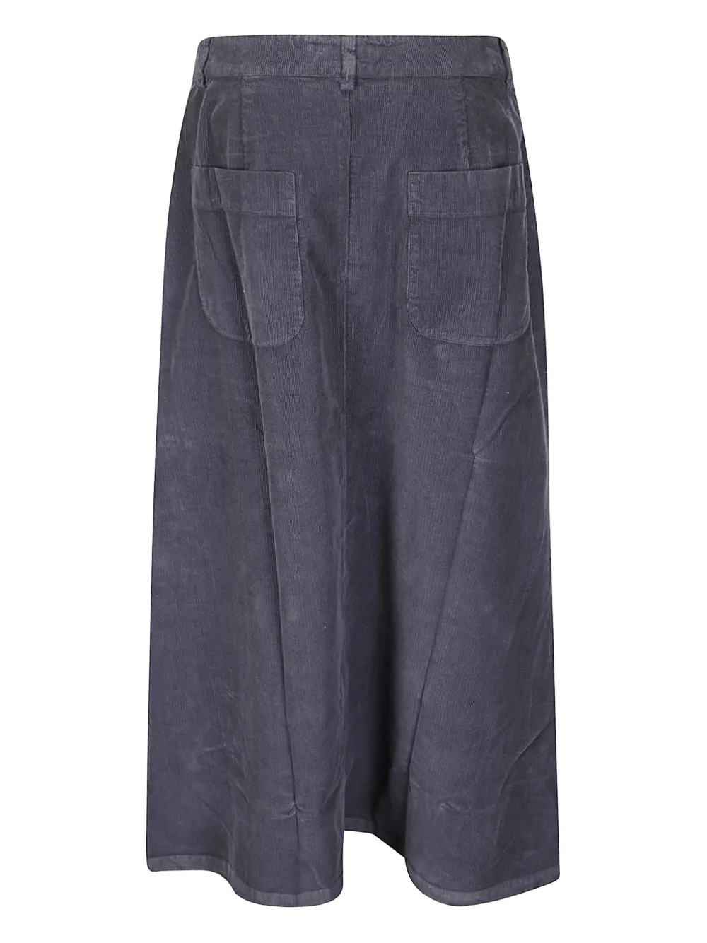 Labo Art corduroy midi skirt - Grijs